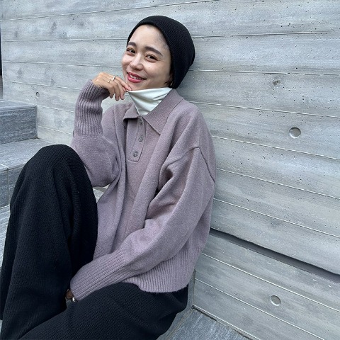 レディース　ニットプルオーバー（忍舞）