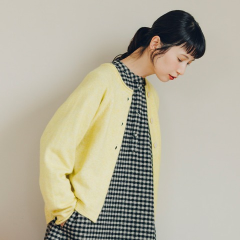 レディース　ラグランニットカーディガン(tsukuru&Lin.)