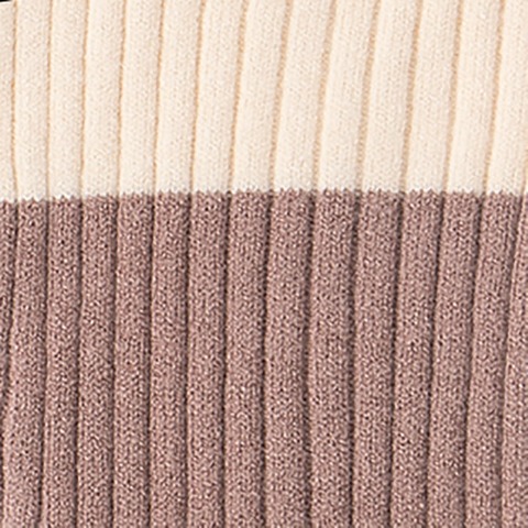 レディース　袖切り替えニットプルオーバー（tenderly）