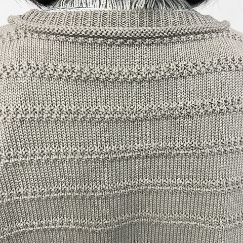 レディース　ニットベスト　（Mushroom)