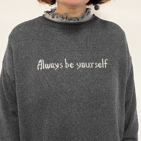 レディース　ロゴニットプルオーバー（Mushroom）