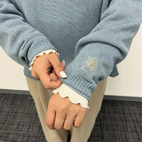 レディース　ロゴニットプルオーバー（Mushroom）