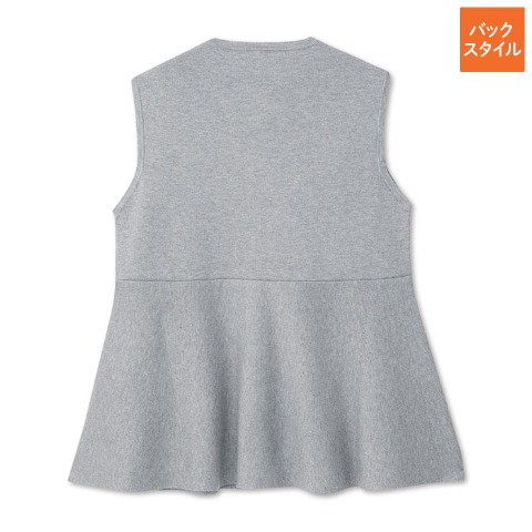 レディース　前レースニットベスト（Clasiiki）