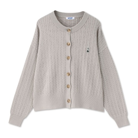 レディース　ケーブルニットカーディガン（ムーミン）