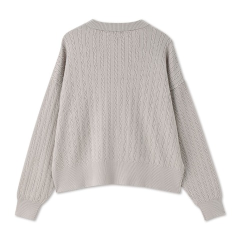 レディース　ケーブルニットカーディガン（ムーミン）