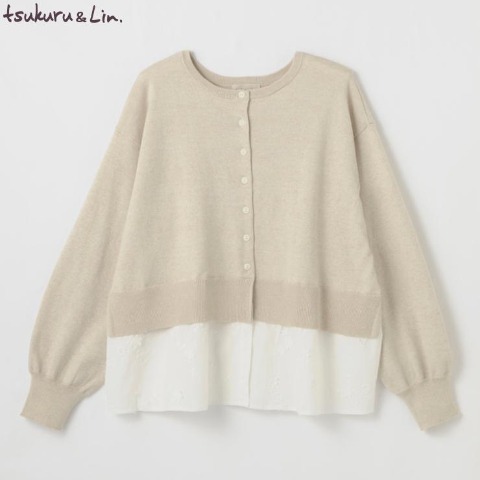 レディース　ニットカーディガン(tsukuru&Lin.)