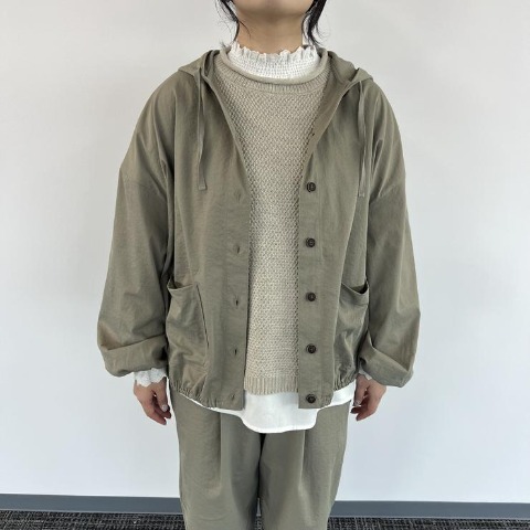 レディース　ニットベスト　（Mushroom)