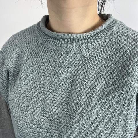 レディース　ニットベスト　（Mushroom)