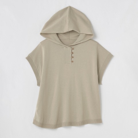 レディース　ニットベスト（Mushroom)