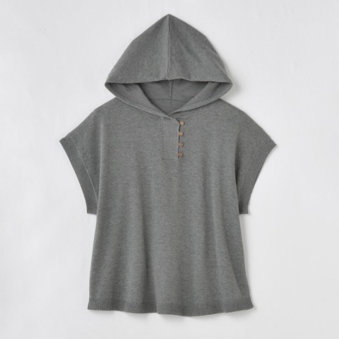 レディース　ニットベスト（Mushroom)