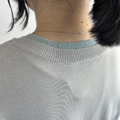 レディース　前後2WAYニットカーディガン（Mushroom）