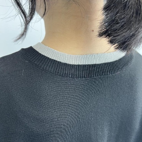 レディース　前後2WAYニットカーディガン（Mushroom）