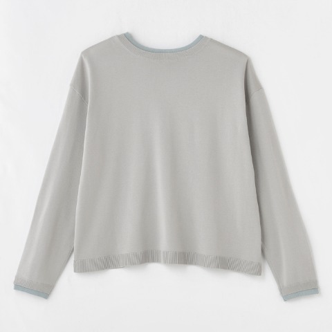 レディース　前後2WAYニットカーディガン（Mushroom）