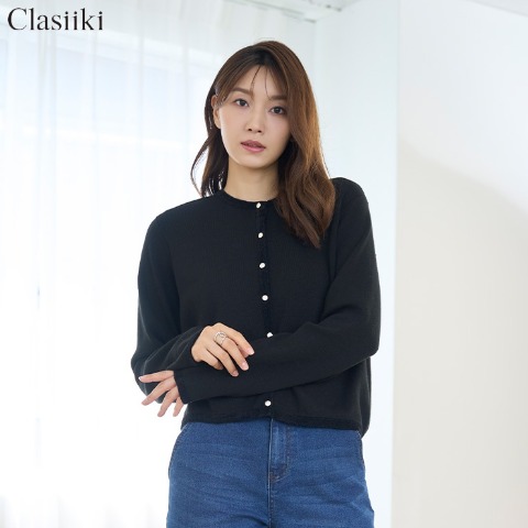 レディース　切り替えニットジャケット（Clasiiki）