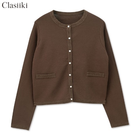 レディース　切り替えニットジャケット（Clasiiki）