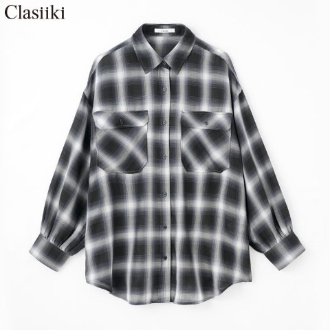 レディース　チェック柄シャツ（Clasiiki）