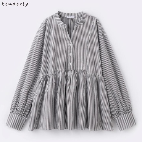 レディース　ビブヨークブラウス （tenderly）
