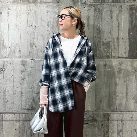 レディース　シャツパーカ（IKUMI）