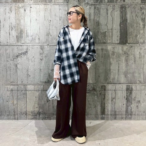 レディース　シャツパーカ（IKUMI）
