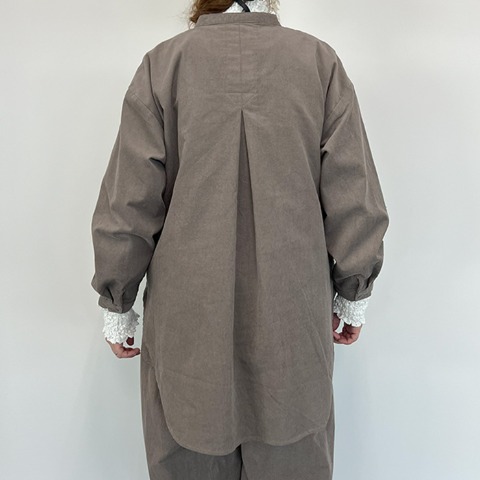 レディース　コーデュロイチュニックシャツ（Mushroom）