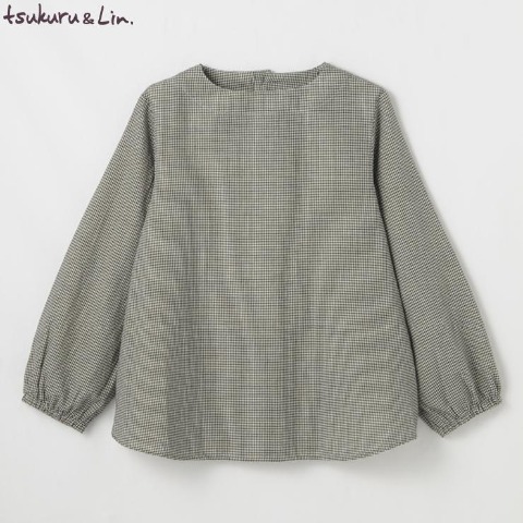 レディース　クルーネックブラウス（tsukuru＆Lin.）