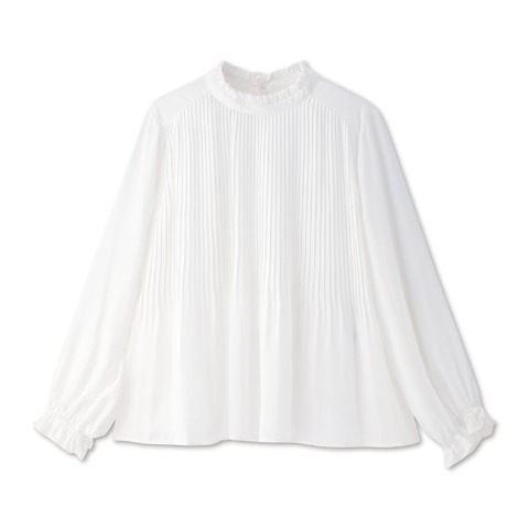 レディース　プリーツブラウス