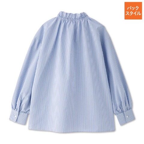 レディース　襟フリルシャツ（Clasiiki）