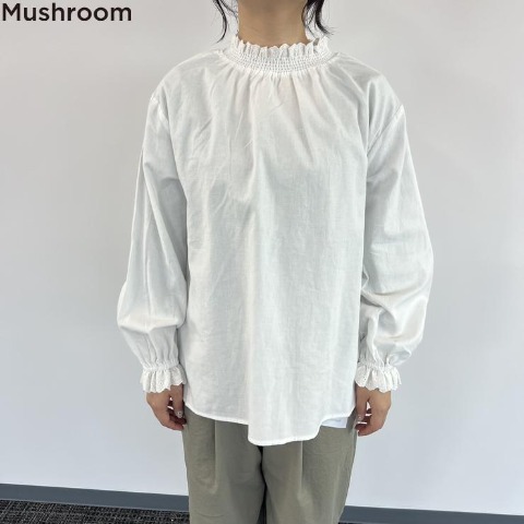レディース　ブラウス　（Mushroom)