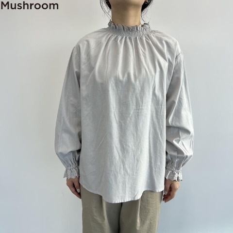 レディース　ブラウス　（Mushroom)