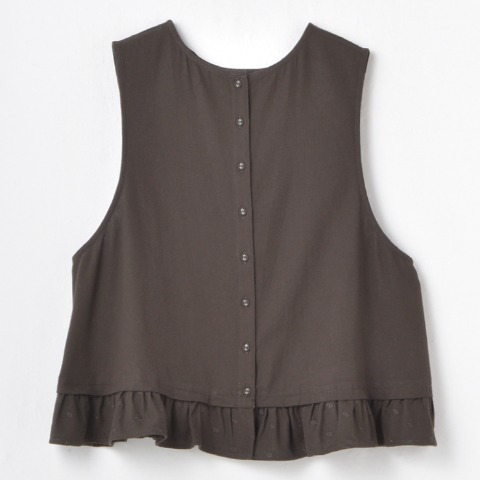 レディース　ベスト（まきみさき×Mushroom)