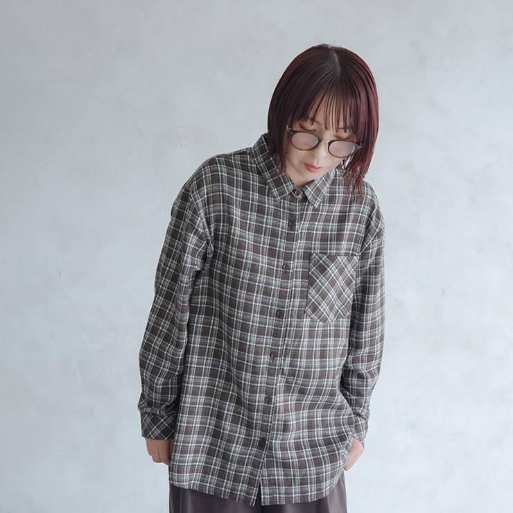 レディース チェック柄シャツ（MIKA） | シャンブル | しまむらパーク