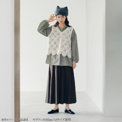 レディース　タックワイドパンツ（tsukuru&Lin.)