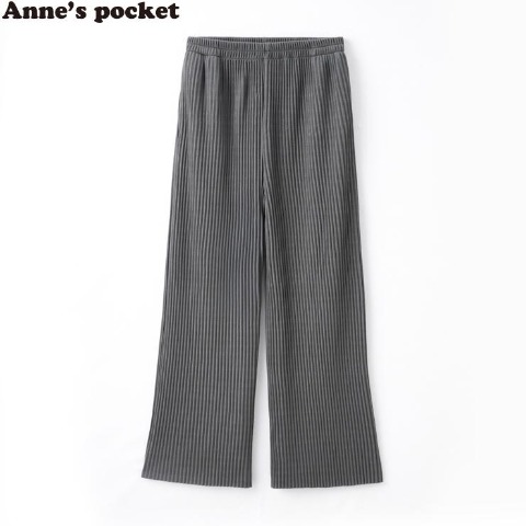 レディース　リブプリーツイージーパンツ（Anne’s pocket）