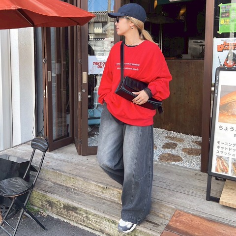 レディース　デニムコクーンパンツ（IKUMI）