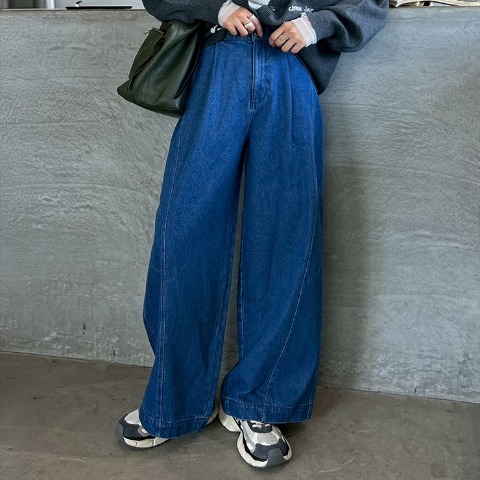 レディース　デニムコクーンパンツ（IKUMI）