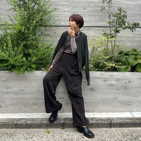 レディース　裾ドロストスウェットパンツ（忍舞）