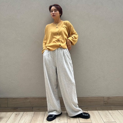 レディース　裾ドロストスウェットパンツ（忍舞）