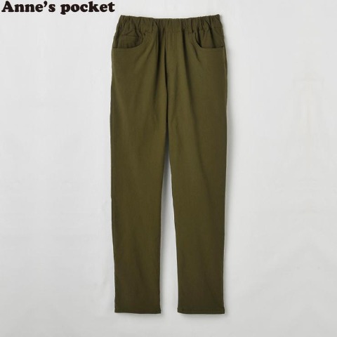 レディース　着ままストレッチ裏起毛パンツ　(Anne'sPocket)