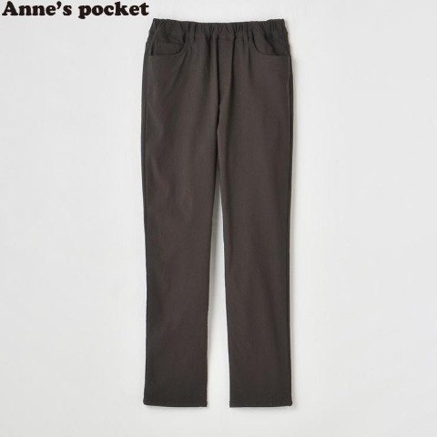 レディース　着ままストレッチ裏起毛パンツ　(Anne'sPocket)
