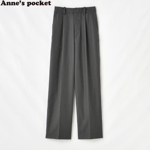 レディース　タックワイドパンツ　(Anne's Pocket)