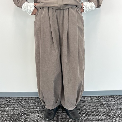 レディース　コーデュロイパンツ（Mushroom）