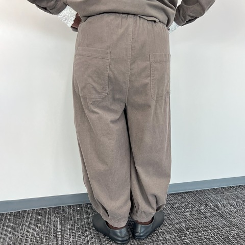 レディース　コーデュロイパンツ（Mushroom）