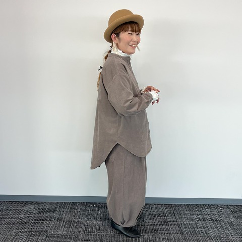 レディース　コーデュロイパンツ（Mushroom）