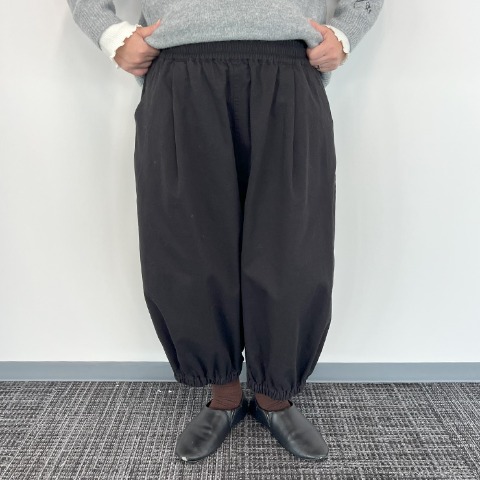 レディース　裾ゴムコクーンパンツ（Mushroom）
