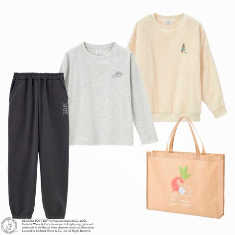 レディース　ハッピーバッグ　ピーターラビット (TM)  3点セット