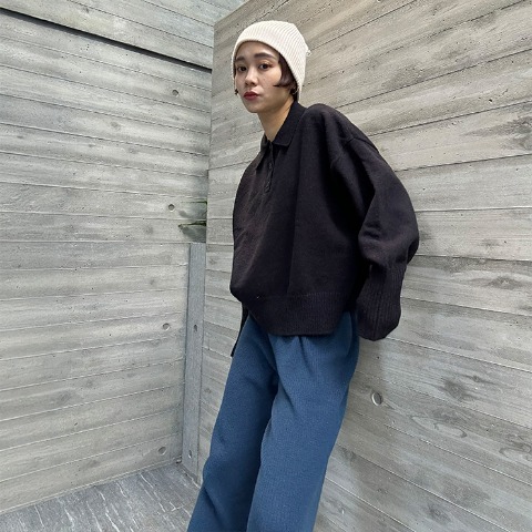 レディース　ニットパンツ（忍舞）