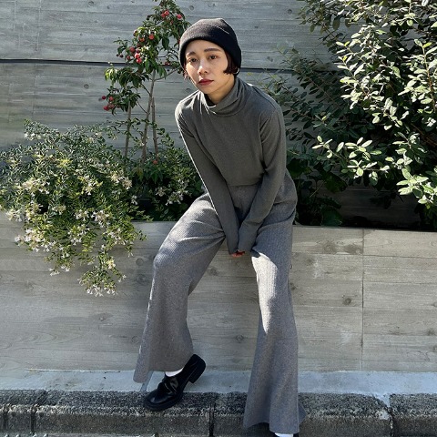 レディース　ニットパンツ（忍舞）