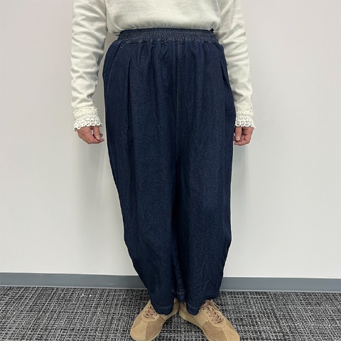 レディース　カットデニムパンツ（Mushroom）