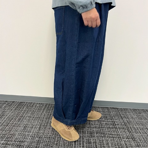 レディース　カットデニムパンツ（Mushroom）