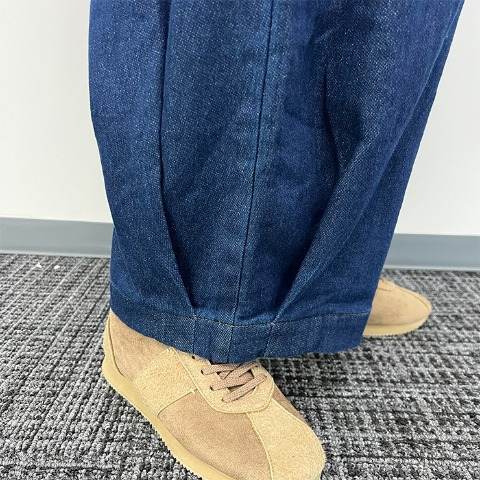 レディース　カットデニムパンツ（Mushroom）